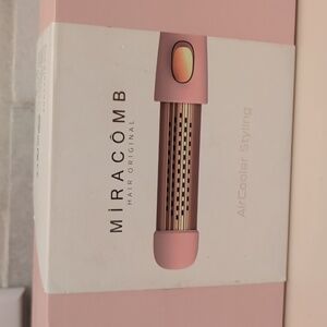 Miracomb 2-In-1 Professional Titanium Cool Air Straightener & Curler NIB